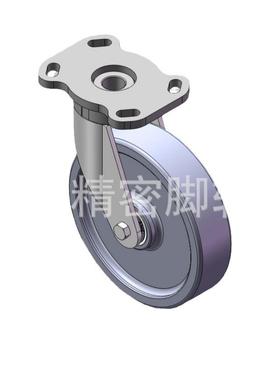 MC尼龙脚轮超23666型脚轮精密轮子45寸8重推寸防缠绕PU寸手车轱辘