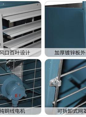 方形壁式轴流风机DFBZ-I4.00.25KW5870m3/h-121pa145无品牌/0r/mi