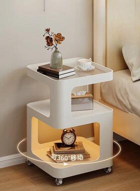 柜床头客创18153厅沙发卧室意铁艺边几现柜代简约床头边置物架网