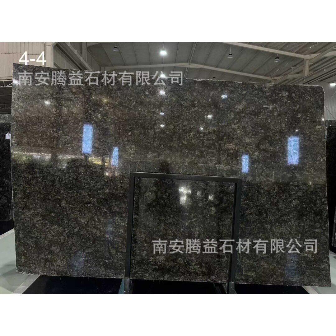 腾益石材铂金钻黑金天然大理石