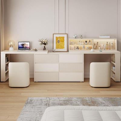 妆台斗柜约一体书桌化妆台简梳现化妆柜床尾柜卧室代化妆桌电9837
