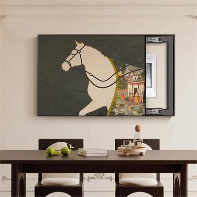 古4578风马到成功电表箱装配电箱画弱中电箱饰遮挡餐厅电闸开关盒