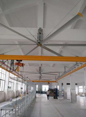 厂家直供72米德国电机工业风吊扇通风降温扇超房大厂.90233航空铝