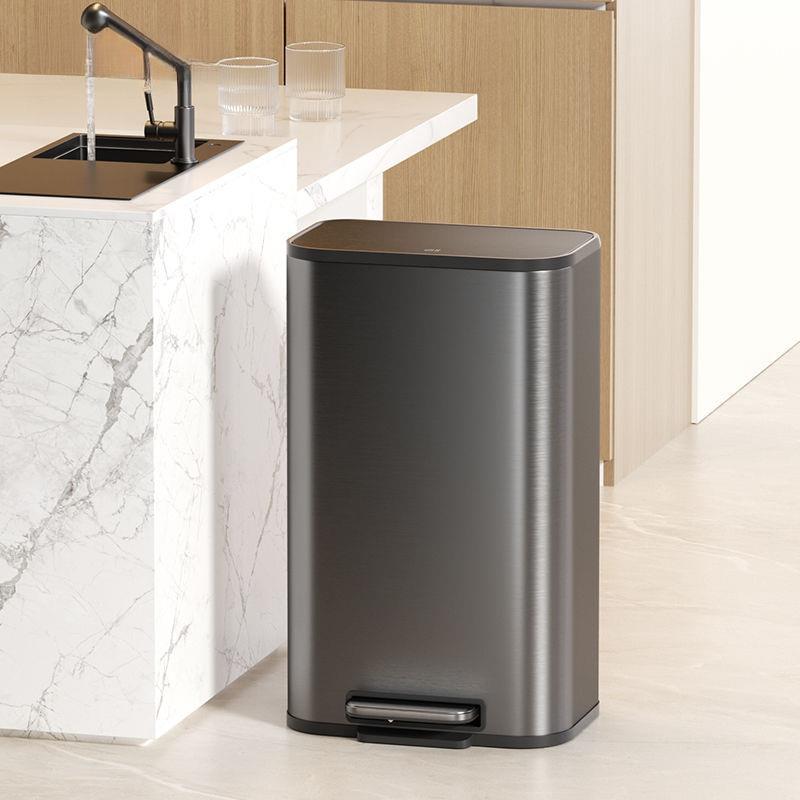 VEELA家R厨大房AL102691垃圾桶号大容量2025新款用厅客轻奢不锈钢