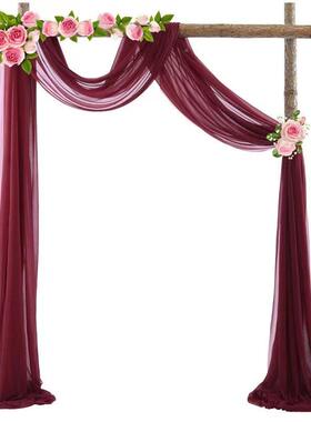 3W1森系户原外草坪婚礼拱门架E子香F77MM66S杉木桩门木花架木树枝