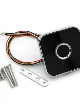 AK20号+R502W指纹控制模组2路继电62476器输出开关信设置2闸机智