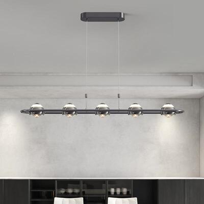 意式极12775简灯餐厅吊灯现简约师一字长条餐桌吧代台岛台设计中