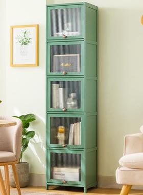 书柜柜置架带柜门书架2227CHFM储物柜一体格柜展示落地多层客物厅