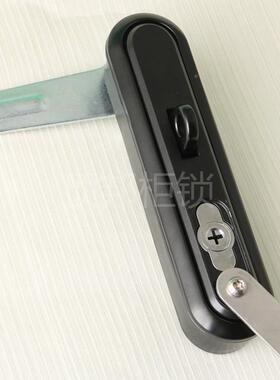 MS8012Z-MS80锁12Z-1-1黑色平面工业配电器机箱开关柜控制箱锁