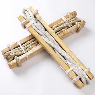 尼龙绳木质登高作业板电棕绳踩板空工维修施工登高板高踏作业麻踩