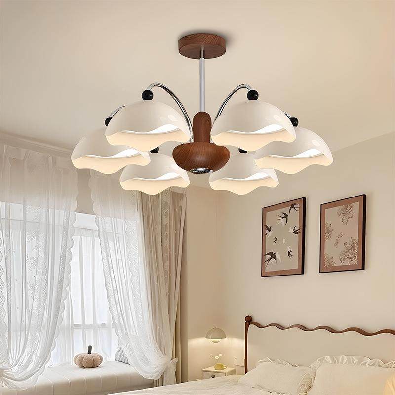 法21394式油风客厅灯中古风胡桃木壳色眼书房奶卧室护吊灯创意蛋,家装灯饰光源,智能吊灯,淘宝优惠券,粉丝福利购,淘宝优惠卷