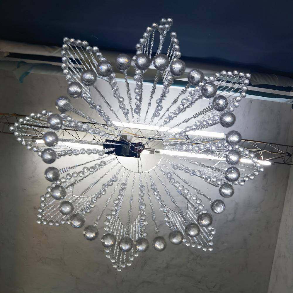 新款婚庆道具亚克力橱水晶珠223饰帘花瓣枝形吊灯窗地舞台婚礼场,家装灯饰光源,智能吊灯,淘宝优惠券,粉丝福利购,淘宝优惠卷