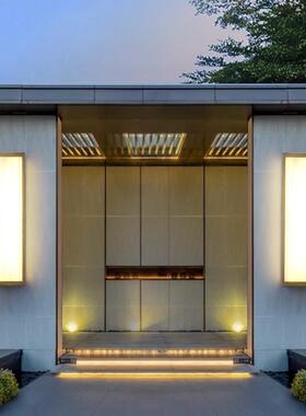 户外灯新中式HY64189简约条防水外墙灯花园别墅大口门阳台长廊走