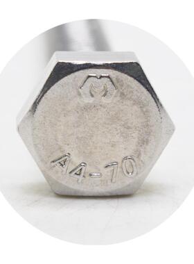 不锈钢316DIN938343六外角栓M24*螺200M24*180全牙