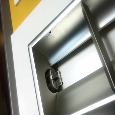 工式厂特大入边亚光铝3*36W59.5*593*36W.5管嵌H格栅灯盘