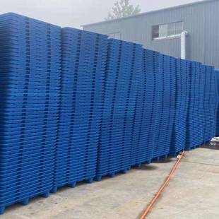 厂家1210九脚板物平流叉车MTZ仓库防潮盘加中空熟胶厚九角吹托塑