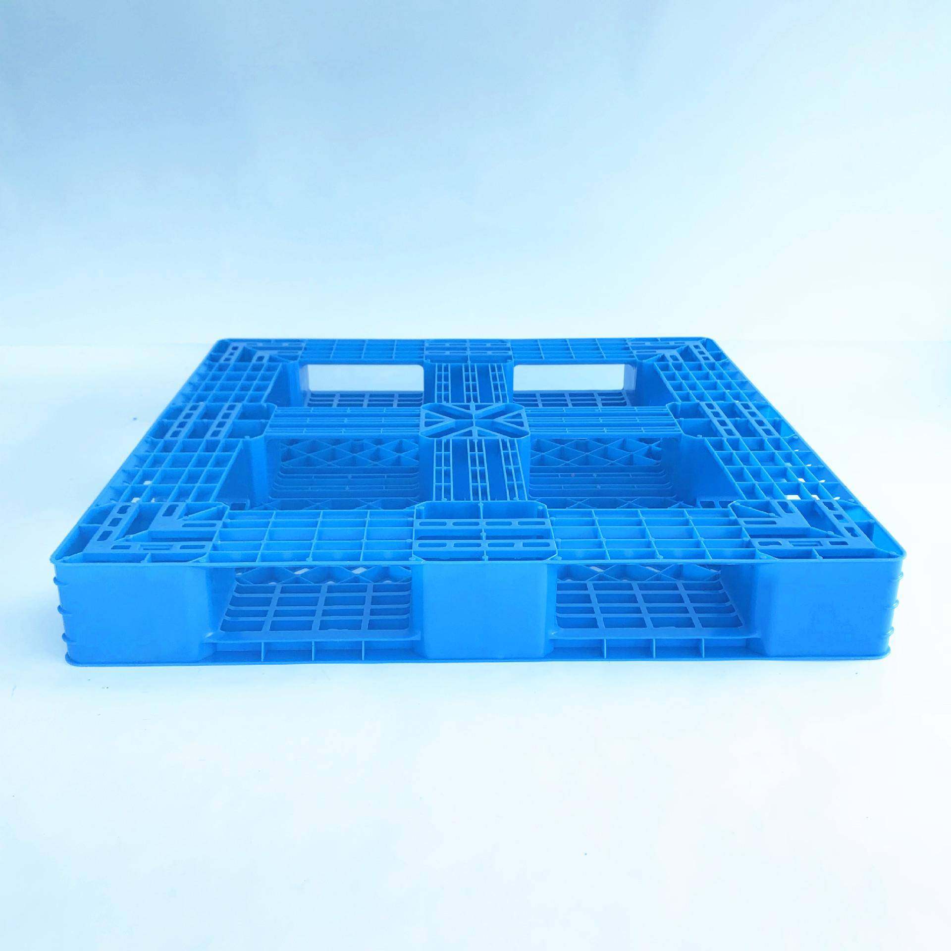 网田字塑料托盘.1*QIQ1.1出口叉车托盘仓垫库防1潮格卡板黑色塑胶