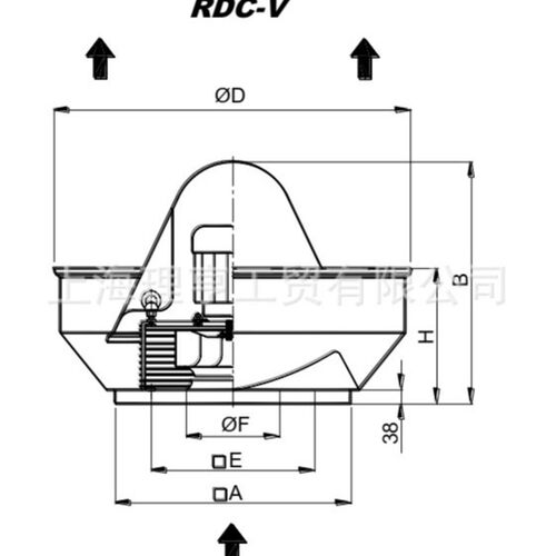 RDC 560-H-4P    RDC 560-V-6P  屋顶风机
