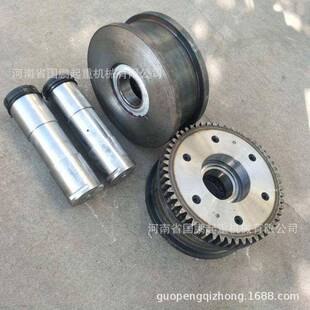 起重配DUO件平面凹面齿天圈车轮单梁行车轮起重梁用003L端D轮