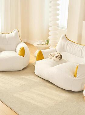 懒人沙发网红单小沙榻发可躺可卧人TTU室睡榻米躺椅小户型阳台休闲椅