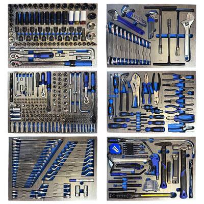 C新款47PS机447修工具6套装4S店汽厂便携带抽屉工修具车工具柜子