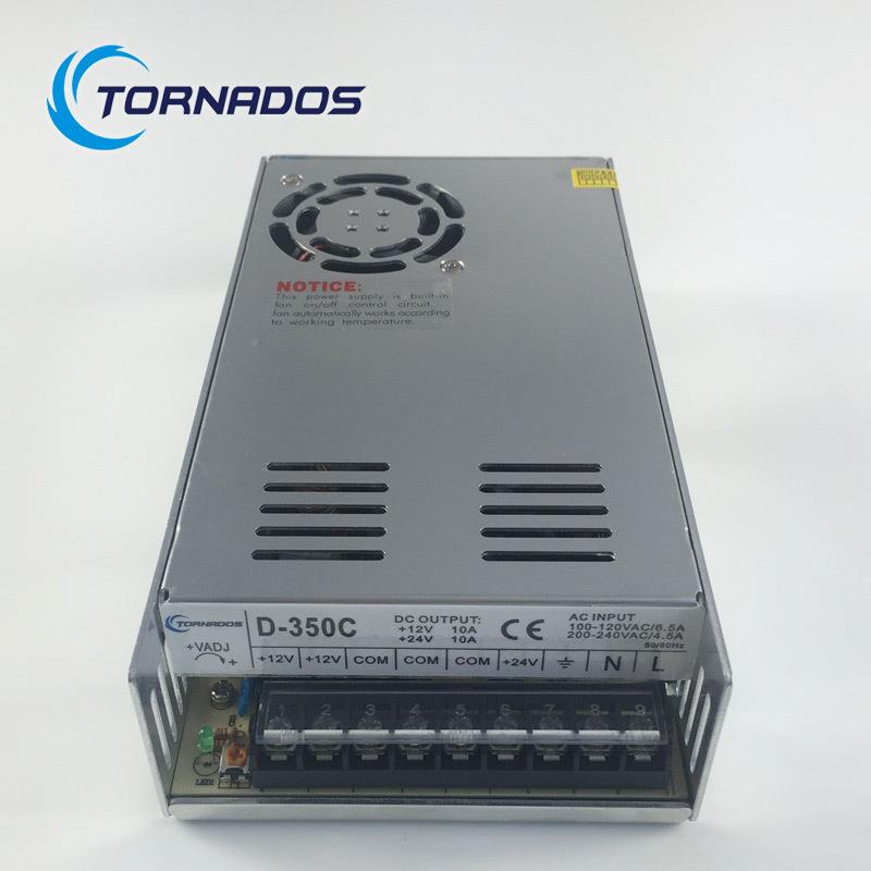 350W1D2V24V双路输出关电源12V10A+开24V10双组直417流电源-35A0C