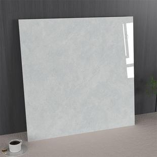 广石东客厅地砖1000X1000通代体大理瓷砖亮光灰色现简地厂标约餐