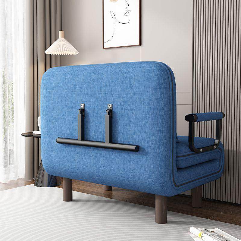 叠沙发懒床两用小户型客见详情单人沙发椅布折艺午厅休床人阳台多