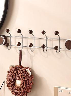 K5PC8QME衣架门免打孔粘钩承重排钩入户门壁无挂痕衣钩后吸盘挂挂