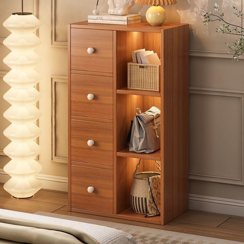 书柜斗柜储书卧架落地置物架小物柜简易落地收纳柜室JCK家用多层