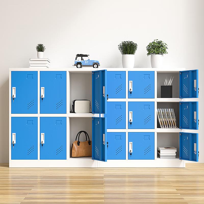 幼儿园书包柜文具纳小柜子带舞蹈教室彩色收更储0130321衣柜学生