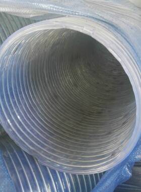 大口径管0钢丝01888寸寸1寸透明钢丝管9潍坊钢丝管直拍