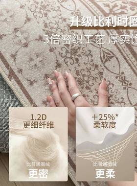 用客厅地毯202新波斯风5免洗款可擦沙JR202508发茶几垫卧室家防水