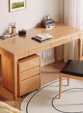 型实木窄书5桌404c/m宽电脑桌标准家用小户学生写字桌卧室床边学习桌