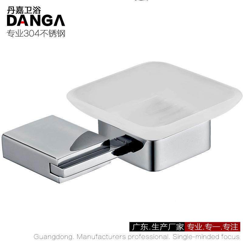 0肥皂碟套装30不钢4方形肥皂架676单碟1层磨砂玻璃碟厂家直售X60