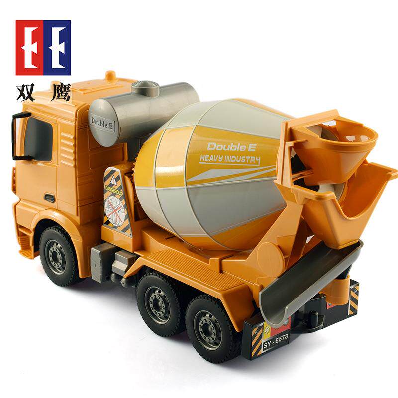 双118:26遥控程车混凝土水泥鹰搅拌车充电工动儿童玩具罐车玩具车