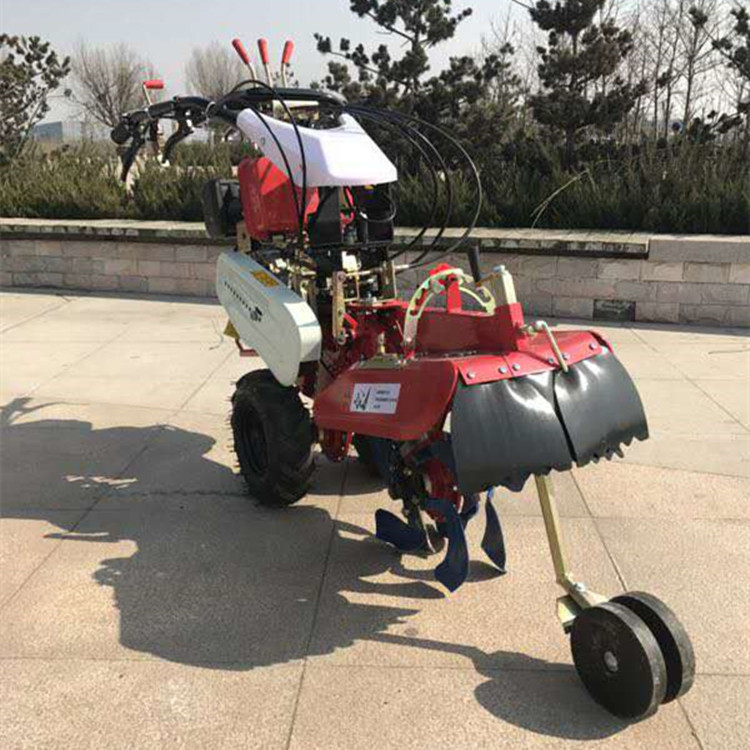 电启动手扶果园开沟松土机