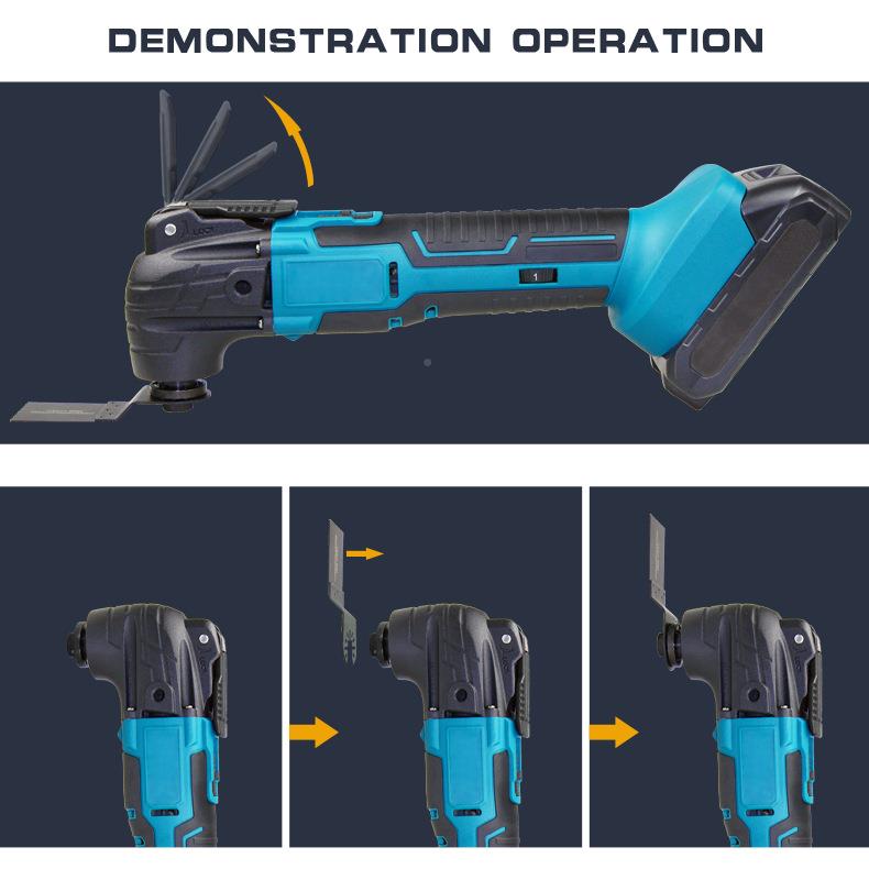 电万机用宝锂电摆动体铲修边多功能电297动一机切磨机木充工装修