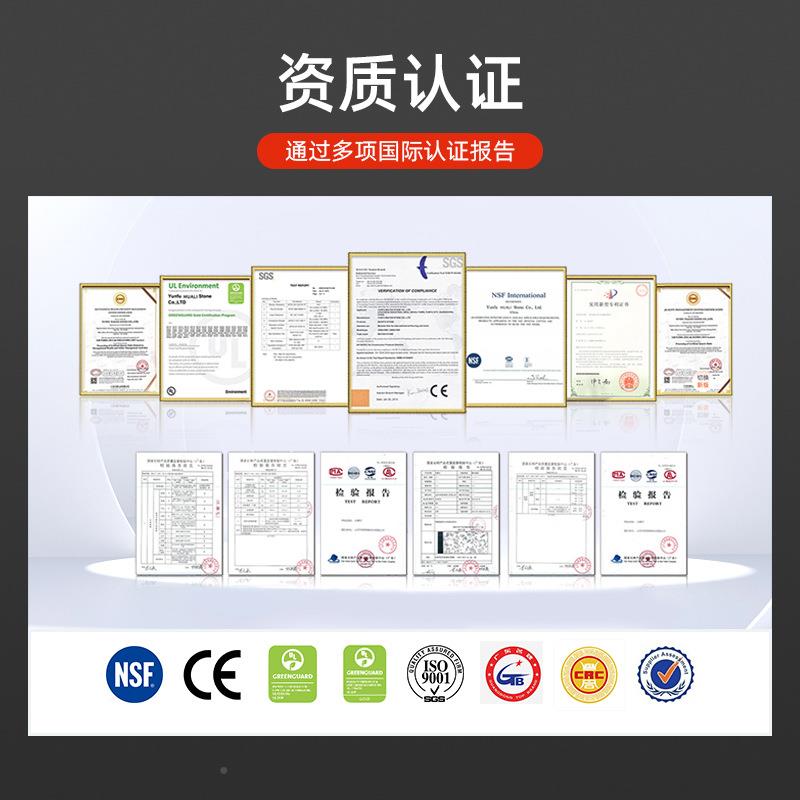 云浮20厂造别墅公寓工程黑色台预制人石英石橱柜面浴室洗涤一家体