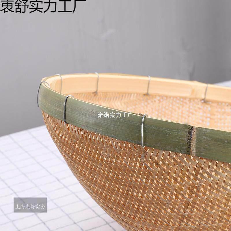 竹桌菜KCRmJtyF罩防蝇饭编菜罩菜盖大号剩罩子桌罩圆形家用餐盖菜