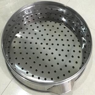 不锈钢蒸笼加高加厚冲孔蒸锅蒸格蒸屉20cm内高17.5cm多层蒸饭