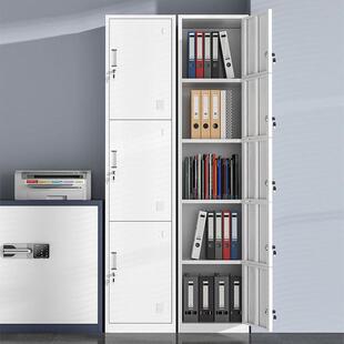 单带门更衣柜宿089舍锁员工储柜物柜存包办公室衣柜柜鞋 夹缝收纳