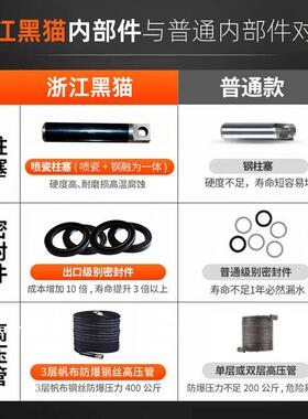黑猫工业商超用压清洗机家洗车机大功率养殖场洗高76534车店用自