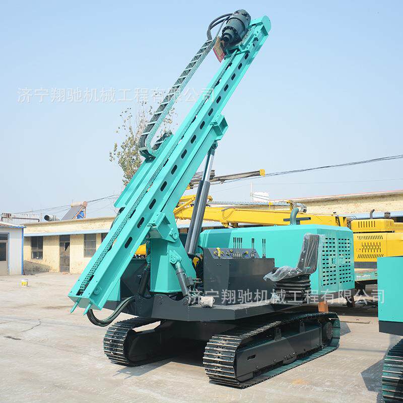 履光伏带打桩机液压地桩打孔机螺能孔旋钻液压962太阳地基光伏打