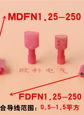 FFDFN1.25线DFN1.252-0冷压接端头6.3插簧4.8插片2.8尼龙母全5绝