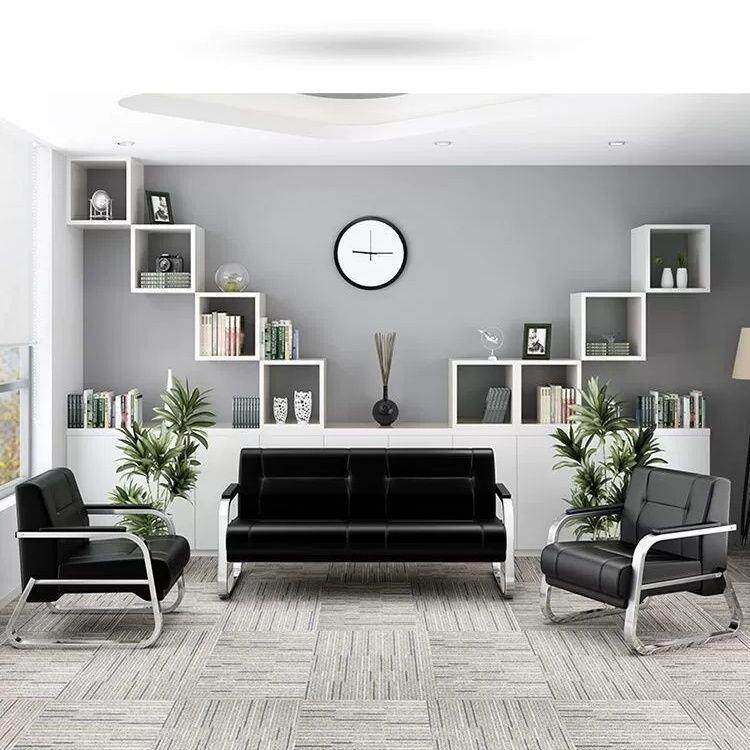 待办休公沙发商务简约三人位沙排发会客接组合套装闲无品牌/等候