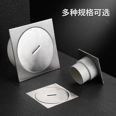 04不10420锈钢检查口扫除口地密闭漏3地面清扫口阳台检修地口防臭