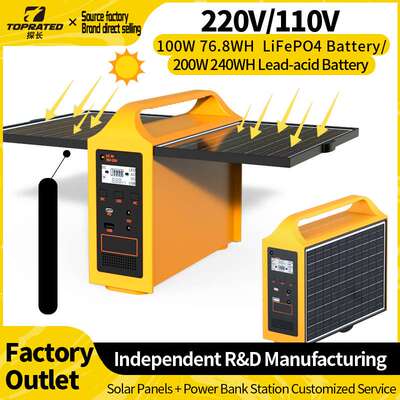 Hot Sale Home Outdoor Built-in Solar Panel Power Generator
