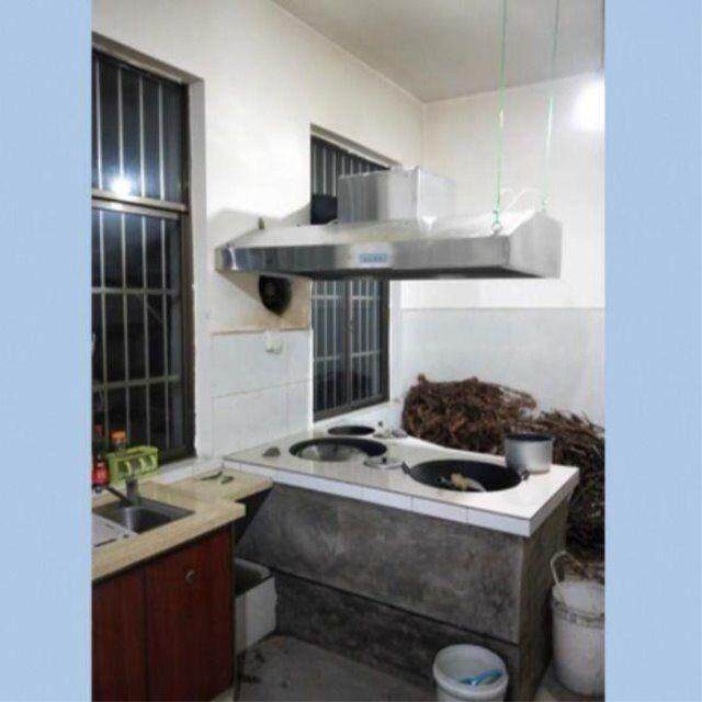 不锈钢商用排油烟机小型饭店家用农村土灶柴火灶厨房大吸力油烟机