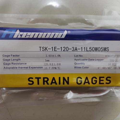 阿克蒙德TSK-1E-120-3A-11L50W05MS应变片三轴应变片分板应变片
